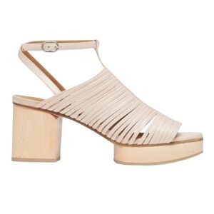 Coclico Remy Clog Sandal in Bone Tan Size 9 / 40
